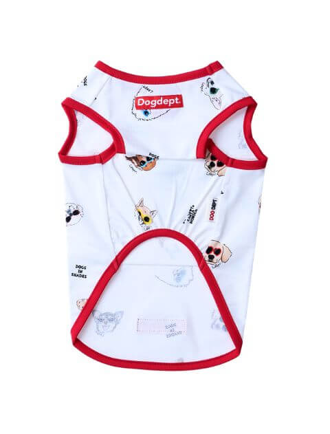 DOGS IN SHADES ノースリーブ 犬服ブランドのドッグデプト/DOG DEPT