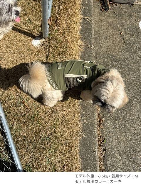ドライタッチ　ボタンパーカー犬服ブランドのドッグデプト/DOG DEPT