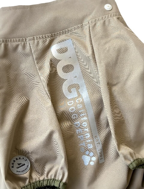 【耐水圧10000mm】撥水足付きレインコート 犬服ブランドのドッグデプト/DOG DEPT