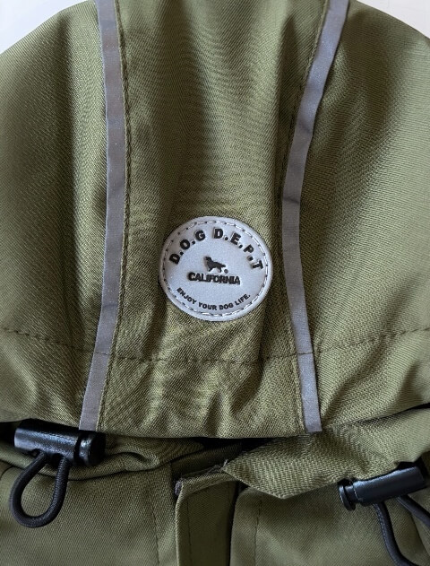 【耐水圧10000mm】撥水レインコート 犬服ブランドのドッグデプト/DOG DEPT