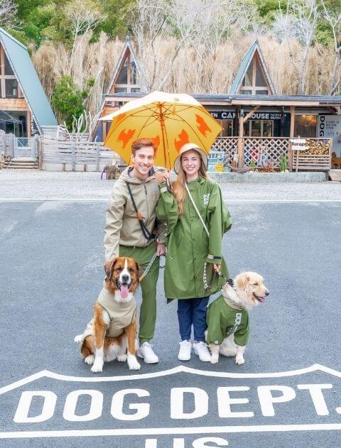 犬服 / ドッグウェア】【耐水圧10000mm】撥水レインコート / DOG DEPT