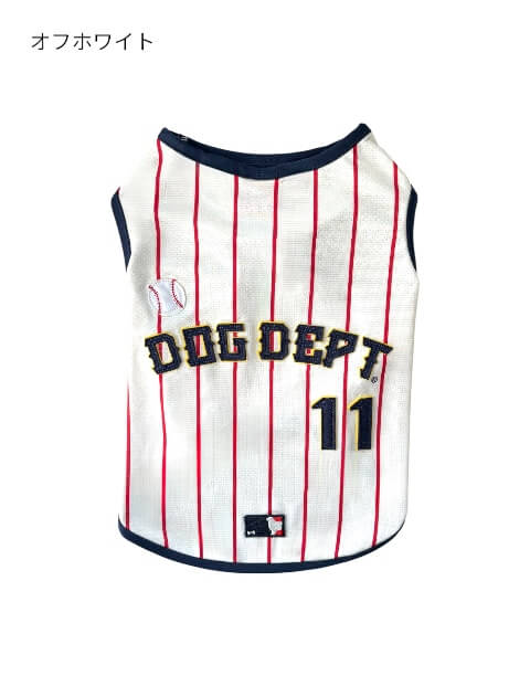 ベースボールノースリーブ犬服ブランドのドッグデプト/DOG DEPT