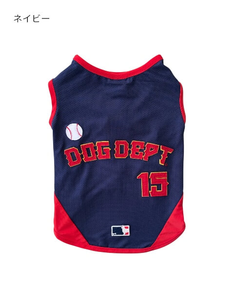 ベースボールノースリーブ犬服ブランドのドッグデプト/DOG DEPT