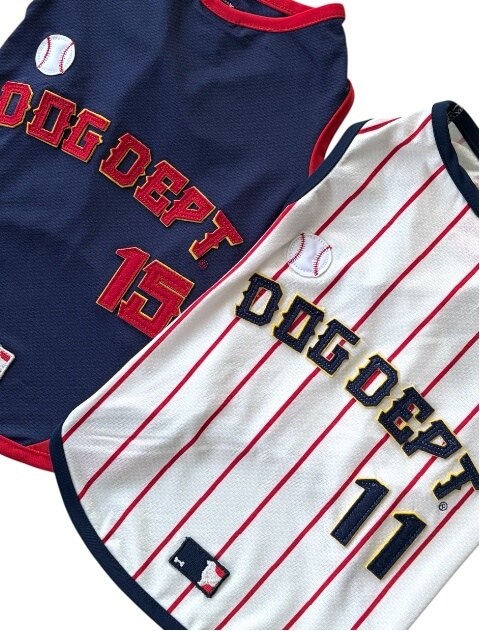 ベースボールノースリーブ犬服ブランドのドッグデプト/DOG DEPT