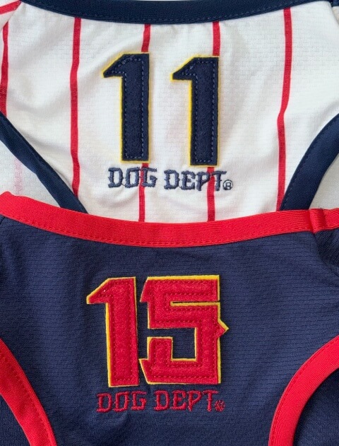 ベースボールノースリーブ犬服ブランドのドッグデプト/DOG DEPT