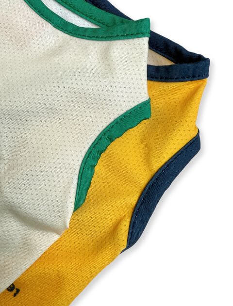 ダメージロゴフロッキーメッシュノースリーブ犬服ブランドのドッグデプト/DOG DEPT