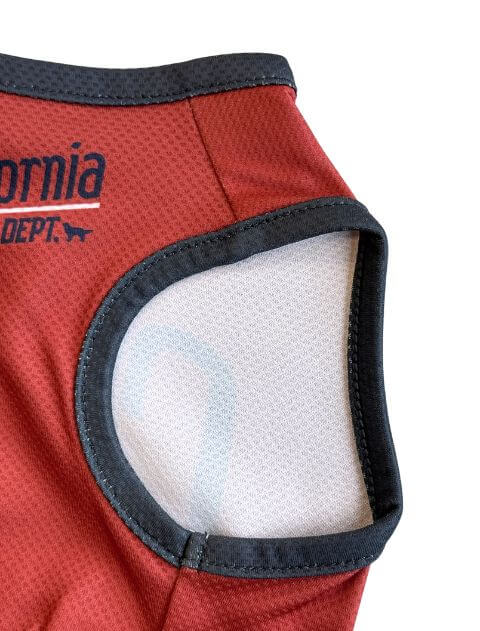 濡らして着るショート丈california ヴィンテージロゴノースリーブ      犬服ブランドのドッグデプト/DOG DEPT