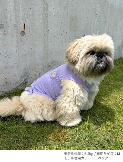 ハートくり抜きトップス 犬服ブランドのドッグデプト/DOG DEPT