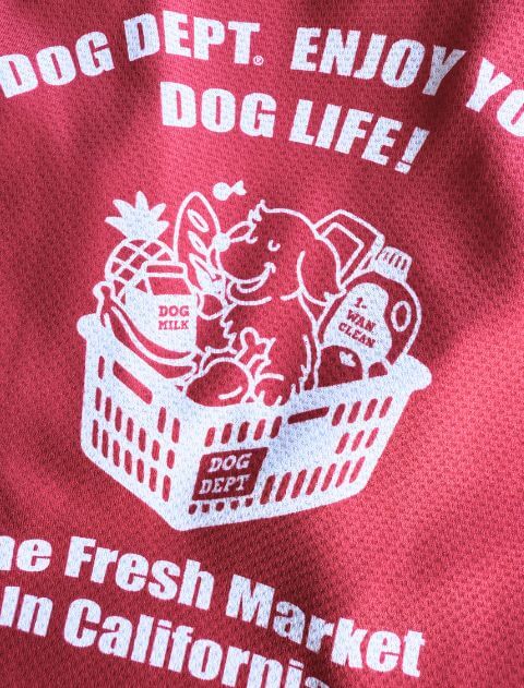 濡らして着るcalifornia market  ノースリーブ犬服ブランドのドッグデプト/DOG DEPT