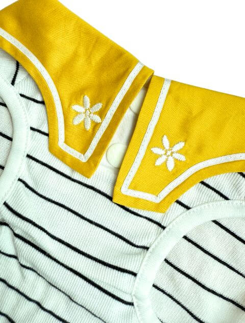 ポルカボーダー　セーラー 犬服ブランドのドッグデプト/DOG DEPT