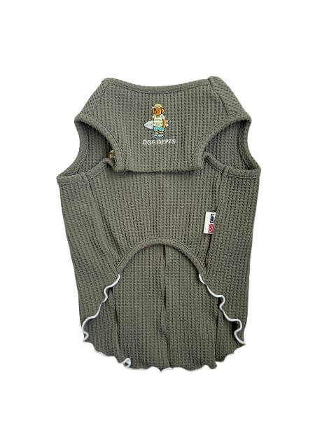 ハイテンションワッフル　ノースリーブ犬服ブランドのドッグデプト/DOG DEPT