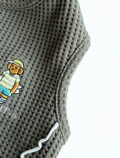 ハイテンションワッフル　ノースリーブ犬服ブランドのドッグデプト/DOG DEPT