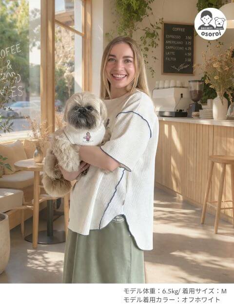 ハイテンションワッフル　ノースリーブ犬服ブランドのドッグデプト/DOG DEPT