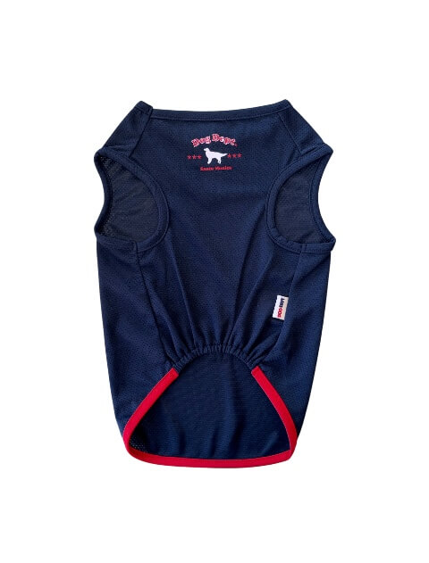 ロゴメッシュノースリーブ犬服ブランドのドッグデプト/DOG DEPT