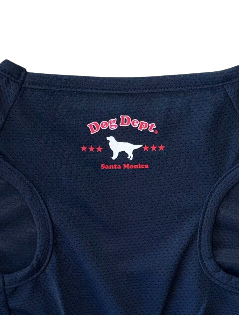 ロゴメッシュノースリーブ犬服ブランドのドッグデプト/DOG DEPT