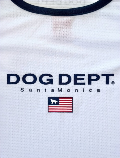 フラッグメッシュノースリーブ犬服ブランドのドッグデプト/DOG DEPT