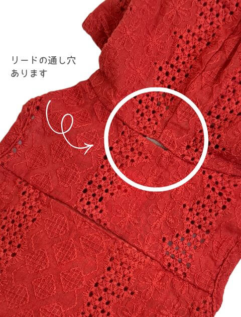 エンブロイダリーノースリーブシャツパーカー犬服ブランドのドッグデプト/DOG DEPT