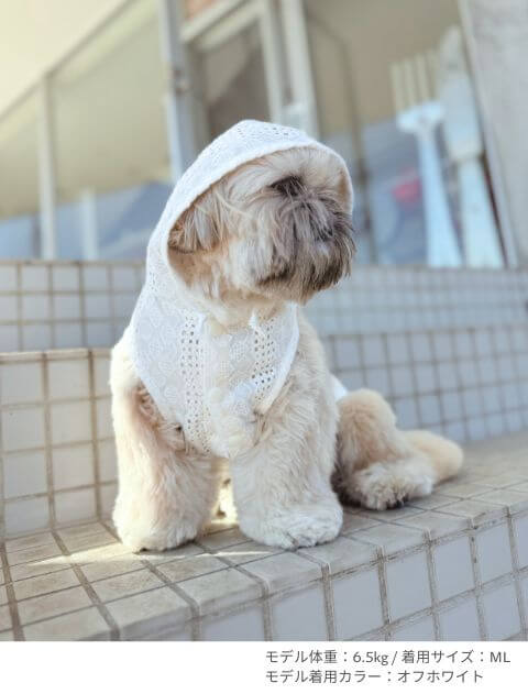 エンブロイダリーノースリーブシャツパーカー犬服ブランドのドッグデプト/DOG DEPT