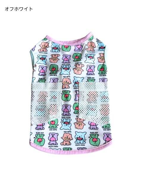 FRUITS DOGS ポケットノースリーブ 犬服ブランドのドッグデプト/DOG DEPT