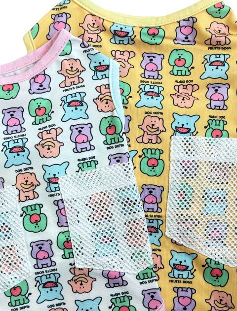 FRUITS DOGS ポケットノースリーブ 犬服ブランドのドッグデプト/DOG DEPT