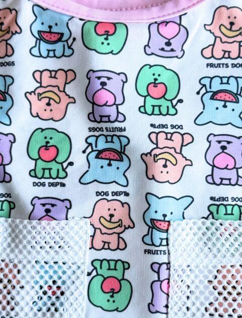 FRUITS DOGS ポケットノースリーブ 犬服ブランドのドッグデプト/DOG DEPT