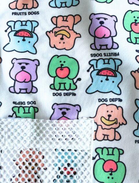 FRUITS DOGS ポケットノースリーブ 犬服ブランドのドッグデプト/DOG DEPT