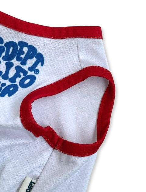 濡らして着るハートモチーフノースリーブ犬服ブランドのドッグデプト/DOG DEPT