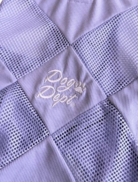 クールネック付きエアブリーズメッシュノースリーブ      犬服ブランドのドッグデプト/DOG DEPT