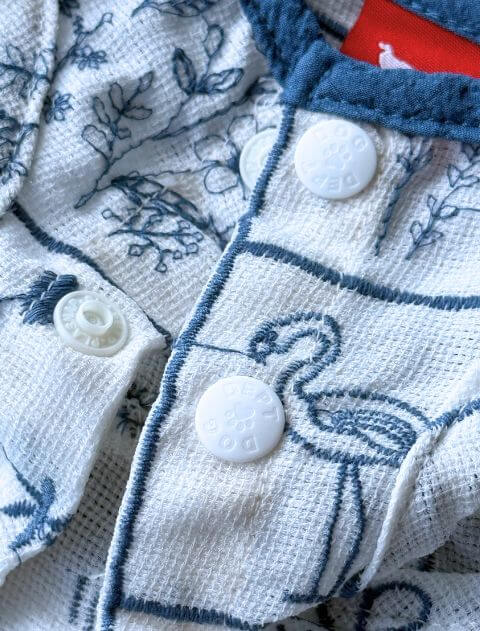 エンブロイダリー刺繍フリルノースリーブ      犬服ブランドのドッグデプト/DOG DEPT