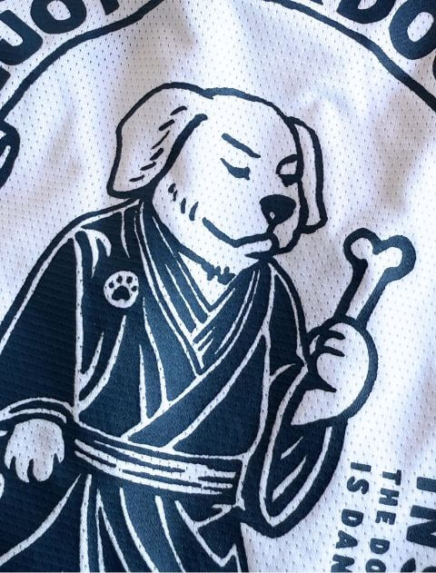 lucky dog graphic メッシュノースリーブ 犬服ブランドのドッグデプト/DOG DEPT