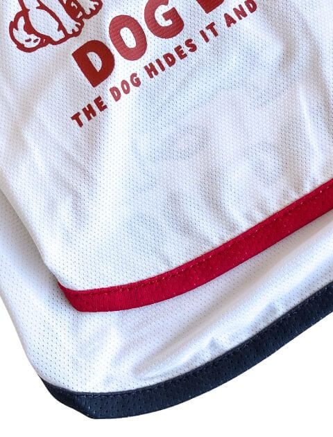 lucky dog graphic メッシュノースリーブ 犬服ブランドのドッグデプト/DOG DEPT