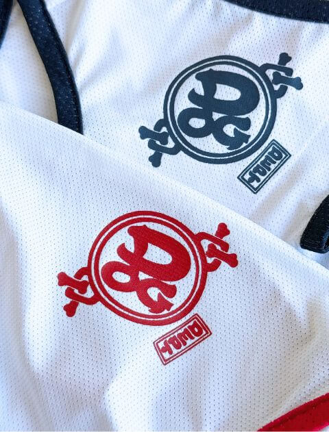lucky dog graphic メッシュノースリーブ 犬服ブランドのドッグデプト/DOG DEPT