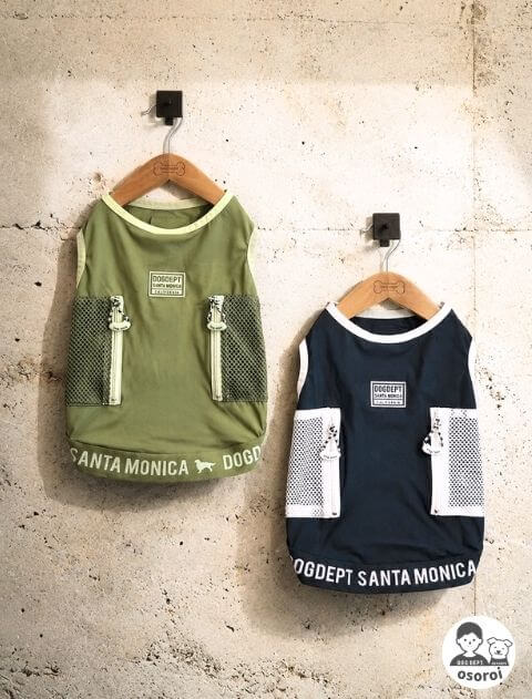 【DOG WEAR】ドライタッチノースリーブ