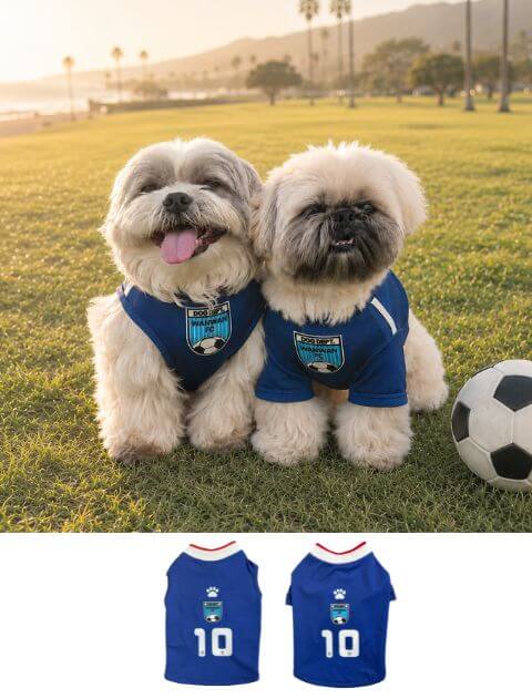 【DOG WEAR】サッカーユニフォーム