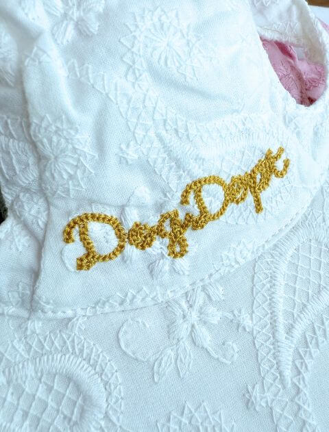 エンブロイダリー　ドッグキャップ ブランドのドッグデプト/DOG DEPT