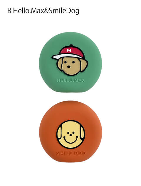 Flat Circle ラテックスTOY　2個セット ブランドのドッグデプト/DOG DEPT