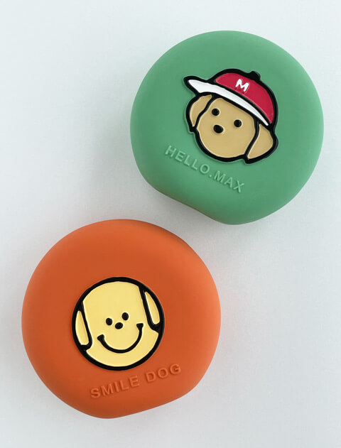 Flat Circle ラテックスTOY　2個セット ブランドのドッグデプト/DOG DEPT