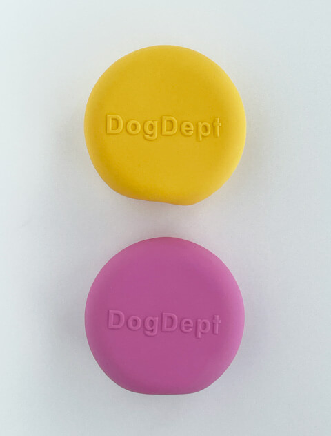 Flat Circle ラテックスTOY　2個セット ブランドのドッグデプト/DOG DEPT