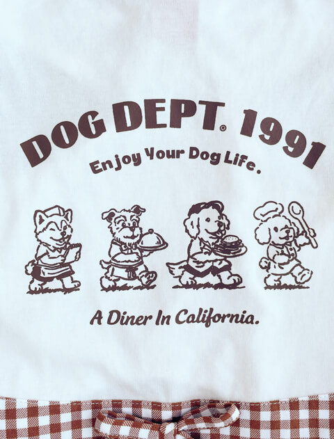 DOGDEPT ダイナーユニフォーム 犬服ブランドのドッグデプト/DOG DEPT