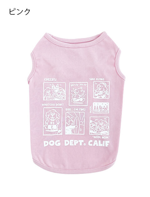 コミックノースリーブ      犬服ブランドのドッグデプト/DOG DEPT