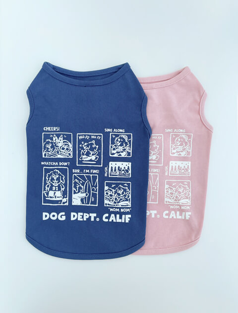 コミックノースリーブ      犬服ブランドのドッグデプト/DOG DEPT