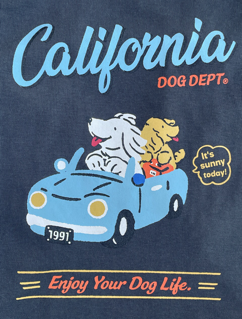 California ドライブ ノースリーブ      犬服ブランドのドッグデプト/DOG DEPT