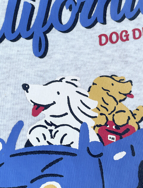 California ドライブ ノースリーブ      犬服ブランドのドッグデプト/DOG DEPT