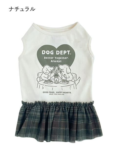 HAPPY HAERTSワンピース      犬服ブランドのドッグデプト/DOG DEPT