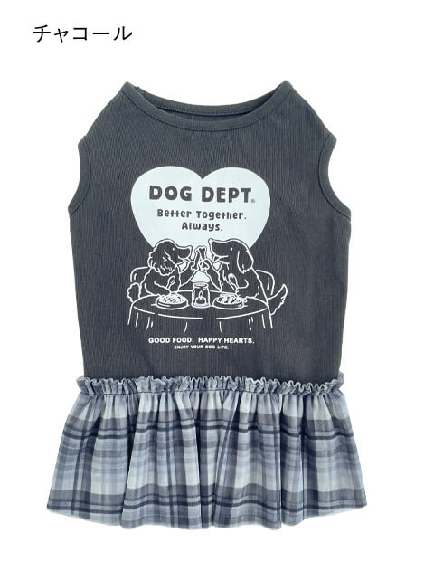 HAPPY HAERTSワンピース      犬服ブランドのドッグデプト/DOG DEPT