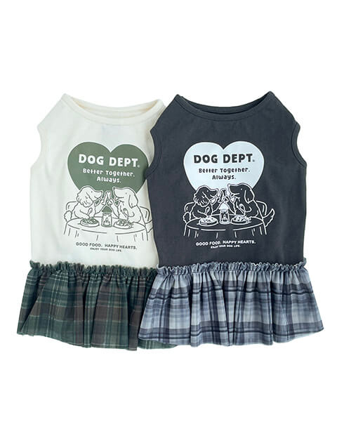HAPPY HAERTSワンピース      犬服ブランドのドッグデプト/DOG DEPT