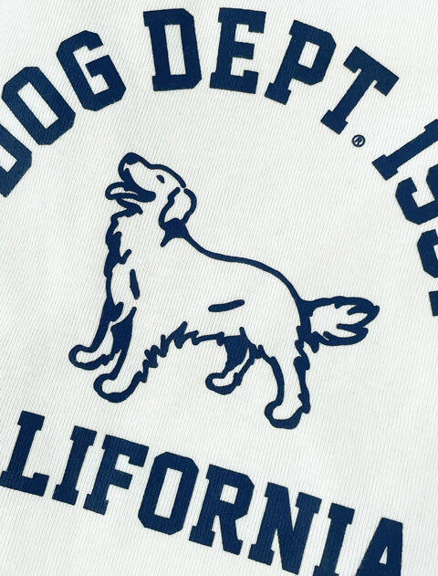 カレッジ Tシャツ      犬服ブランドのドッグデプト/DOG DEPT