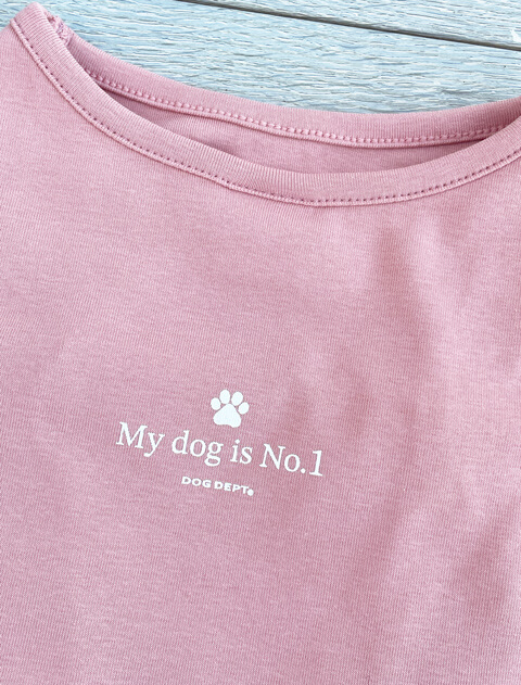 My dog is No.1 ロゴ　ノースリーブ      犬服ブランドのドッグデプト/DOG DEPT