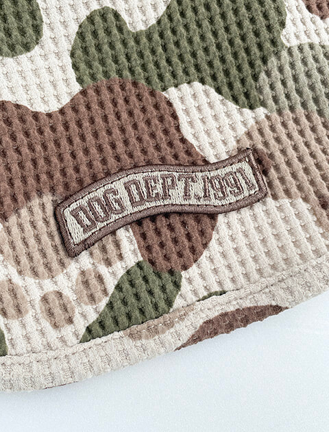 DOG CAMO ハイテンションワッフルノースリーブ      犬服ブランドのドッグデプト/DOG DEPT