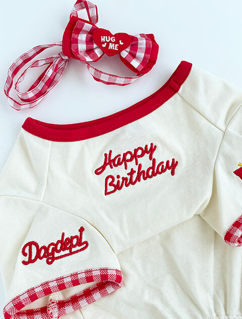 Sweet Birthday Heart  T      犬服ブランドのドッグデプト/DOG DEPT